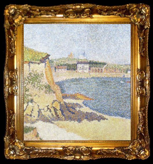 framed  Paul Signac tertre denis, ta009-2